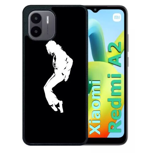 Coque Pour Redmi A2 - Silhouette Michael Jackson Moonwalk - Silicone - Noir