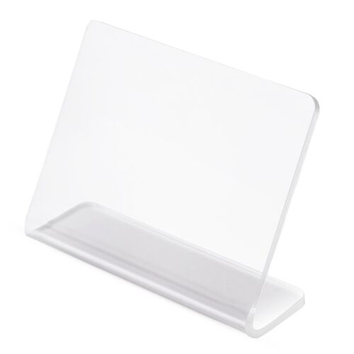 Acrylique Clair Effaçable À Sec Tableau Lettre Message Board 3.5''X2.7'' Plaque Transparente
