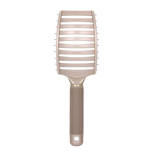 Brosse D¿Évent Incurvée De Mode Pour Le Brushing De Coiffage Démêlant La Brosse À Cheveux