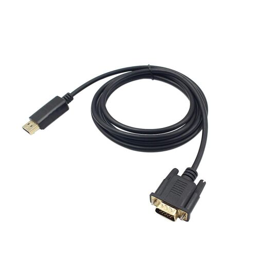 1.8m Mâle Display Port Dp Vers Vga Mâle Adaptateur Câble Convertisseur