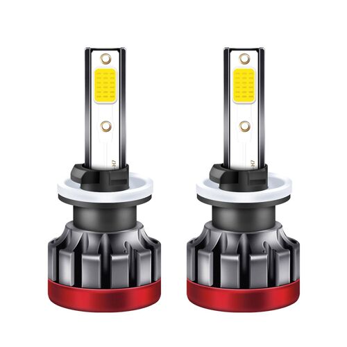 2pcs 880/881 Led Ampoules De Brouillard 3000k Jaune 3000 Lumens 30w