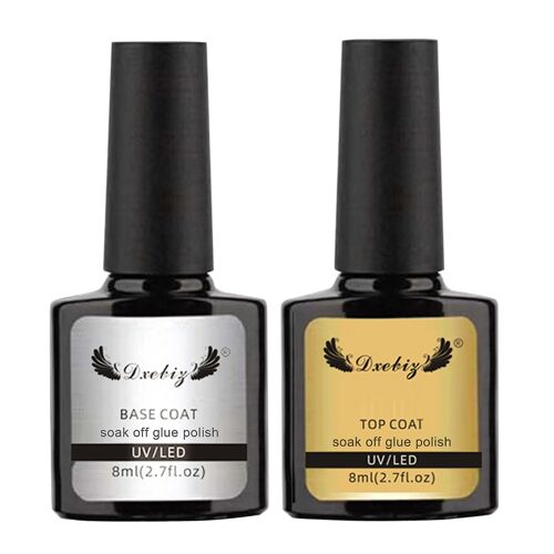 Nail Base Coat/Top Coat Colle Vernis À Ongles Uv Led Laque Longue Durée 