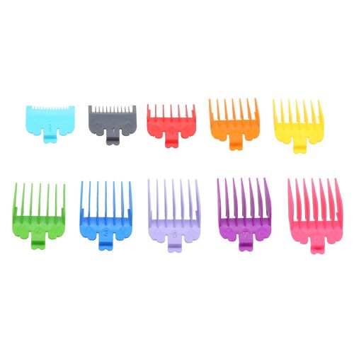 10pcs Tondeuse À Cheveux Guide Peigne Ensemble Pour Wahl Tondeuses À Cheveux Limiter Peignes