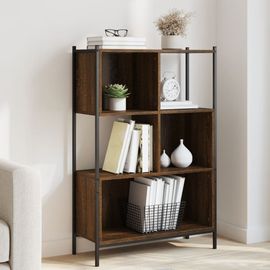 Vidaxl Bibliothèque Chêne Marron 72x28x109 Cm Bois D'ingénierie