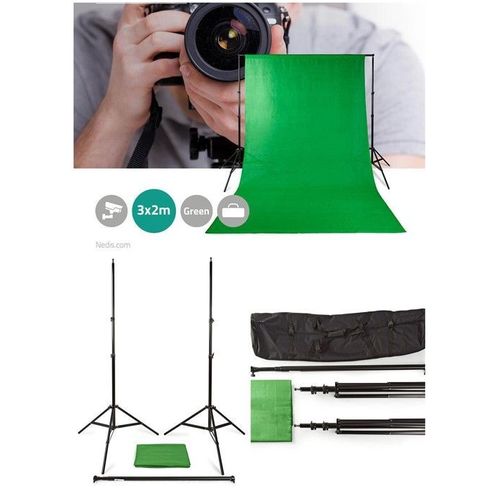 Kit Studio Photo Professionnelle avec Système de Fond arrière-plan 2 trépieds + Sac de transport