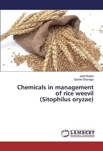 Chemicals In Management Of Rice Weevil (Sitophilus Oryzae)