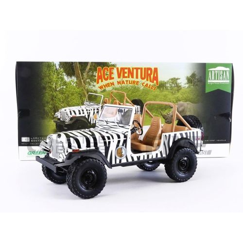 Greenlight Collectibles 1/18 - 19115 - Jeep Cj-7 Ace Ventura - 1995-Greenlight