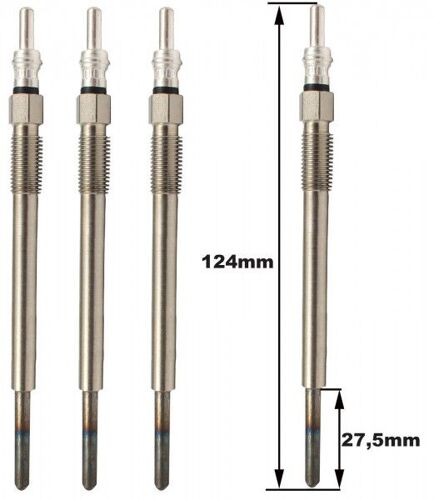 Lot De 4 Bougies De Préchauffage - Peugeot Expert Camion Plate-Forme\Châssis (223) 1.9 D 06/1998>09/2001