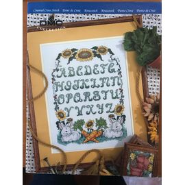 Fascicules Abécédaires Au Point De Croix Thème Jardin