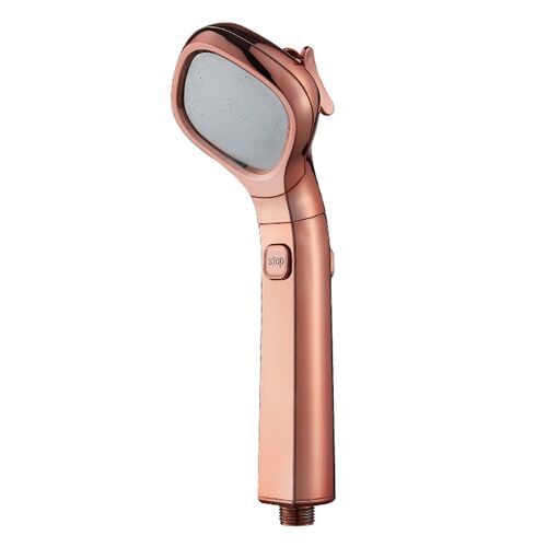 4 réglages de pulvérisation pomme de douche avec pause marche / arrêt eau haute pression