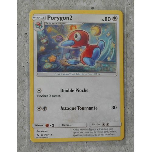 Porygon2 156/214 - Sl10 - Alliance Infaillible - Vf