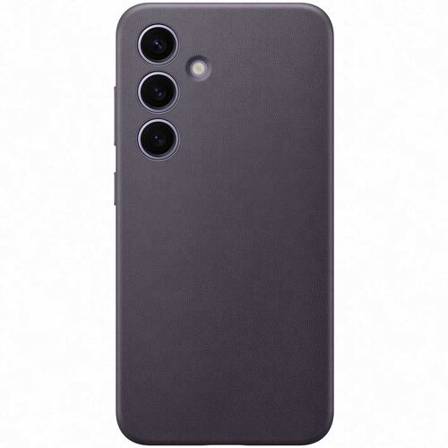 Samsung Coque Originale En Cuir Vegan Galaxy S24 Dark Violet