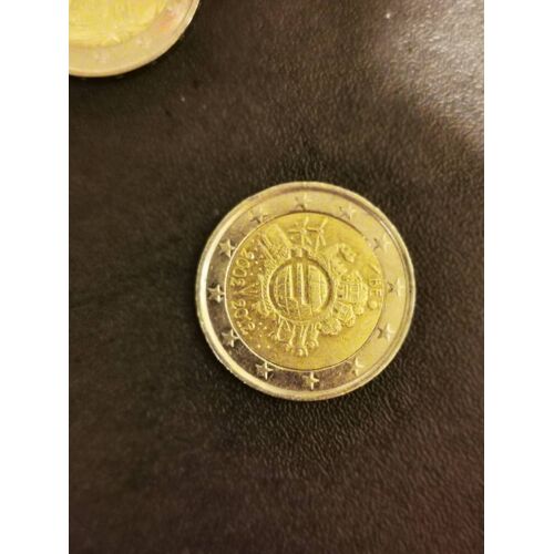 Pièce Commémorative 10ans De L'euro Belgique
