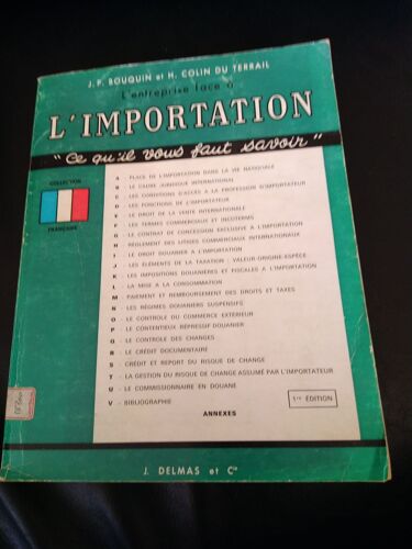 L'entreprise Face À L'importation
