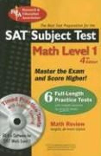 Sat Subject Test(Tm) Math Level 1 W/Cd [With Cdrom]
