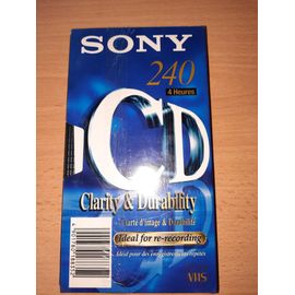 Cassette VHS SONY 4 heures
