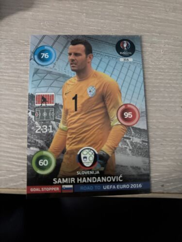 N° 315 - Samir Handanovi? - Goal Stopper - Road To Uefa Euro 2016 - Panini -