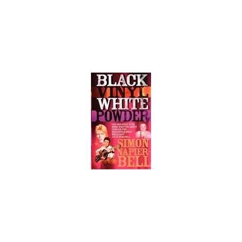 Black Vinyl White Powder