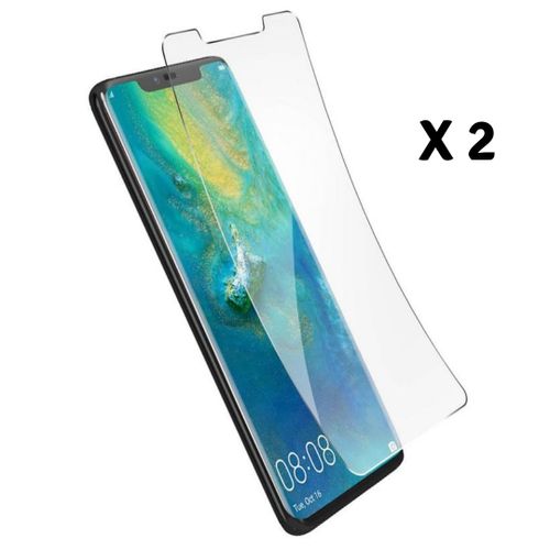Lot 2 Films Protection Pour Huawei Mate 20 Pro - Protecteur Ecran En Plastique Incurve Integral Anti Rayure Ultra Mince Phonillico®