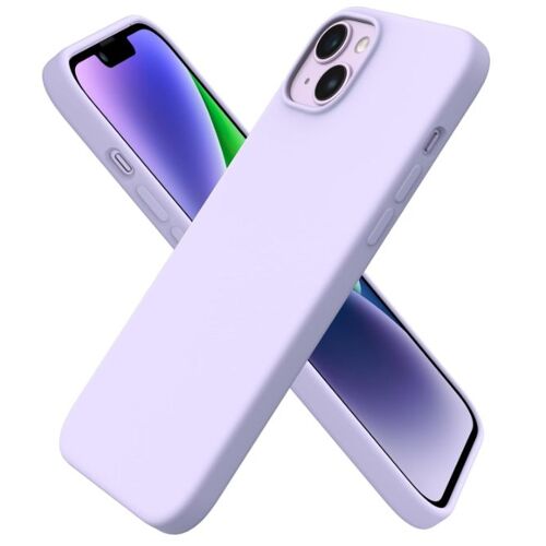 COMPATIBLE pour Iphone 14 PLUS Coque Silicone, Antichoc coque Souple Couverture de Téléphone