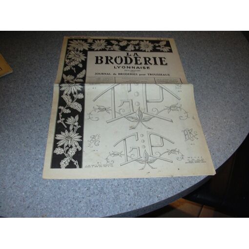 Revue Ancienne 'La Broderie Lyonnaise' N°1077 - Datée Du 1er Novembre 1951, Occasion