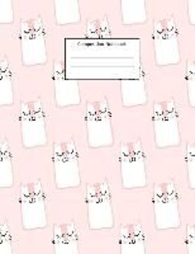 Composition Notebook: Cute Cats: Wide Ruled: 100 Pages: 8.5 X 11
