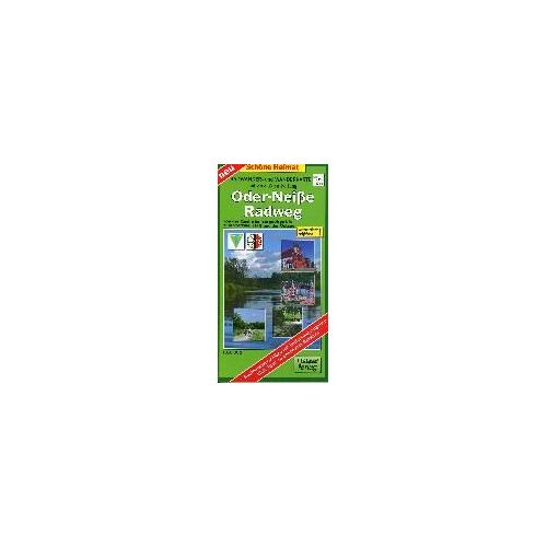 Radwander- Und Wanderkarte Oder-Neiße-Radweg
