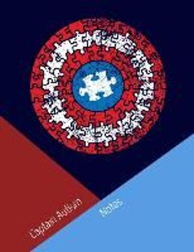 Captain Autism Notes: Autism Awareness Notebook Journal Large 8.5x11 College Ruled Paper 100 Pages