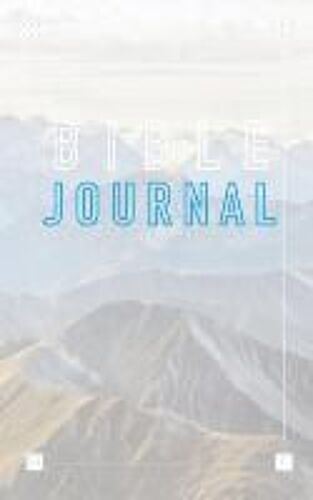 Bible Journal: Note Taking, One Line A Day, Every Chapter Listed With Space For Notes, (5x8), 318 Pages