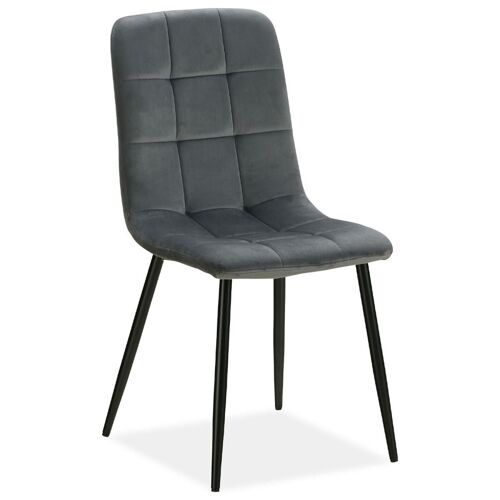 Chaise Salle Manger Gris Design Moderne