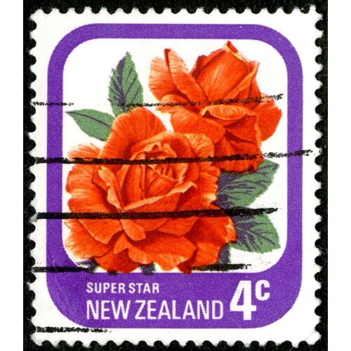 Timbre Oblitéré New Zealand, Super Star 4c