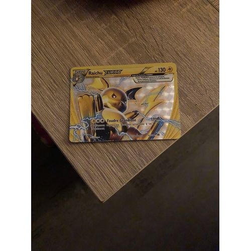 Carte Pokémon Raichu Turbo De 2015               50/162 Xy