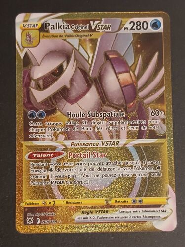Palkia Originel V Star Gold - 208/189 - Astres Radieux - Carte Secrète Gold