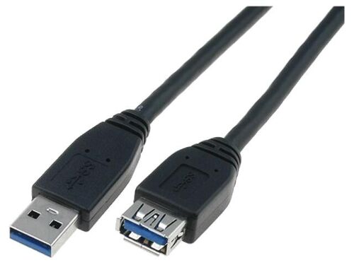 Rallonge USB 3.0 A Male vers A Femelle 1.8m noir
