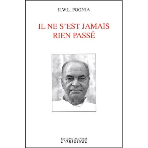 Il Ne S'est Jamais Rien Passé - Le Guru Et Le Disciple
