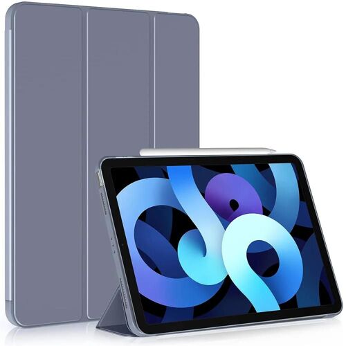 Coque Pour Ipad 10,2 Pouces (7/8/9ème Génération, 2019/2020/2021) - Protection Antichoc Veille-Réveil Auto - Violet - E.F.Connection
