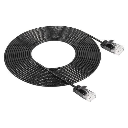 Câble Ethernet CAT6A, cordon réseau haute vitesse 10 Gbit/s 500 MHz, cordon réseau en PVC souple super léger, paire torsadée UTP pour PC, routeur, modem, imprimante, boîtier TV, PS5 (5M)