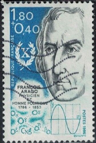 France 1986 Oblitéré Used François Arago Astronome Physicien Homme Politique Y&t Fr 2396 Su