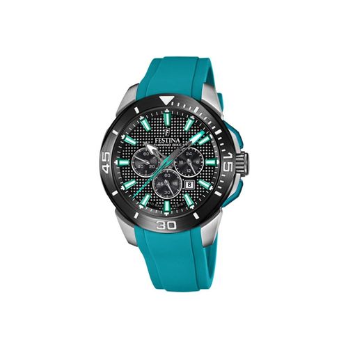 Festina Montre Chrono Bike Homme Silicone Bleu F20642/3