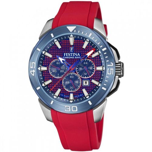 Festina Montre Chrono Bike Homme Silicone Rouge F20642/2