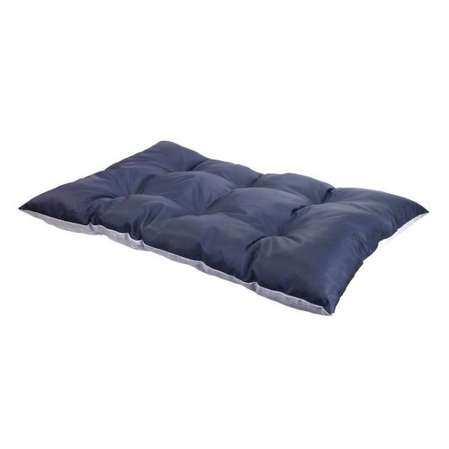 Matelas Bombé Pour Chien - Polyester - Tissus Oxford Marine - Gris 70 X 110 Cm