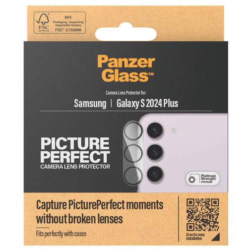 Panzerglass Protection D'écran Camera En Verre Trempé Samsung Galaxy S24 Plus