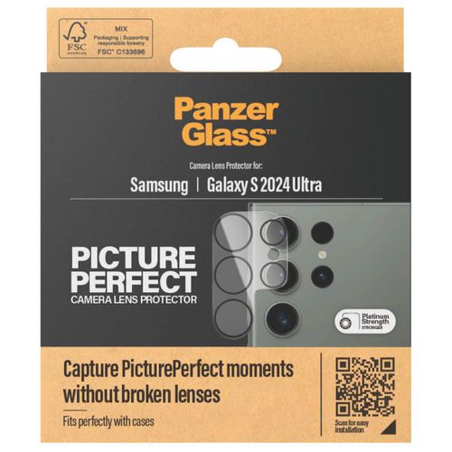 Panzerglass Protection D'écran Camera En Verre Trempé Samsung Galaxy S24 Ultra