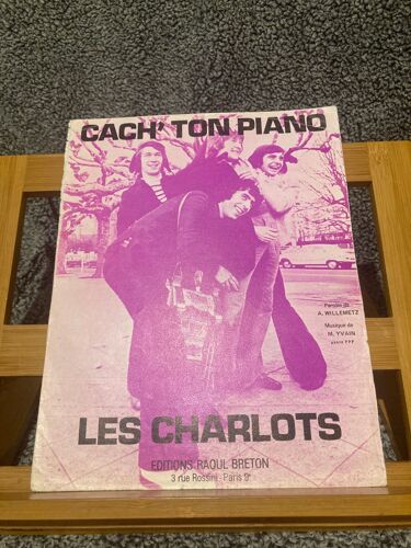 Les Charlots Cach' Ton Piano Partition Chant Piano Ed. Raoul Breton
