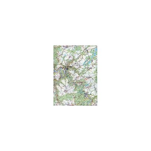 Vogtland, Saaletalsperren, Plauen, Klingenthal 1:50 000