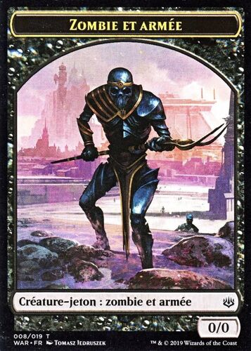 Token / Jeton - Zombie Et Armée - Mtg - La Guerre Des Planeswalkers - 8/19