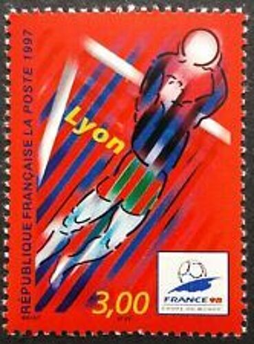 Timbres France 1997 Neuf ** Yt N° 3074 Lyon Coupe Du Monde 98
