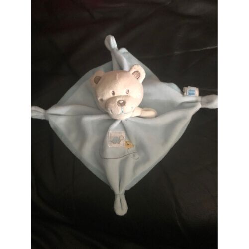 Doudou Plat Ours Tex Baby Bleu Blanc Tortue Echarpe Where Are 