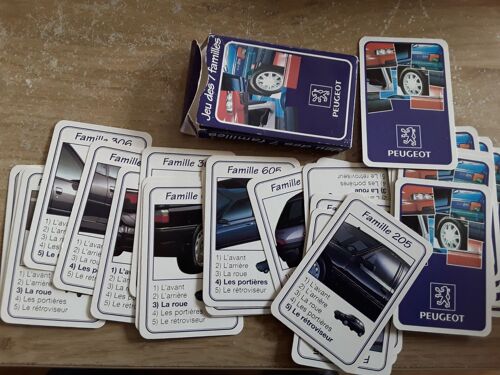 Jeu De 7 Familles Peugeot