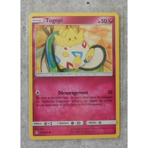Togepi 136/214 - Sl10 - Alliance Infaillible - Vf